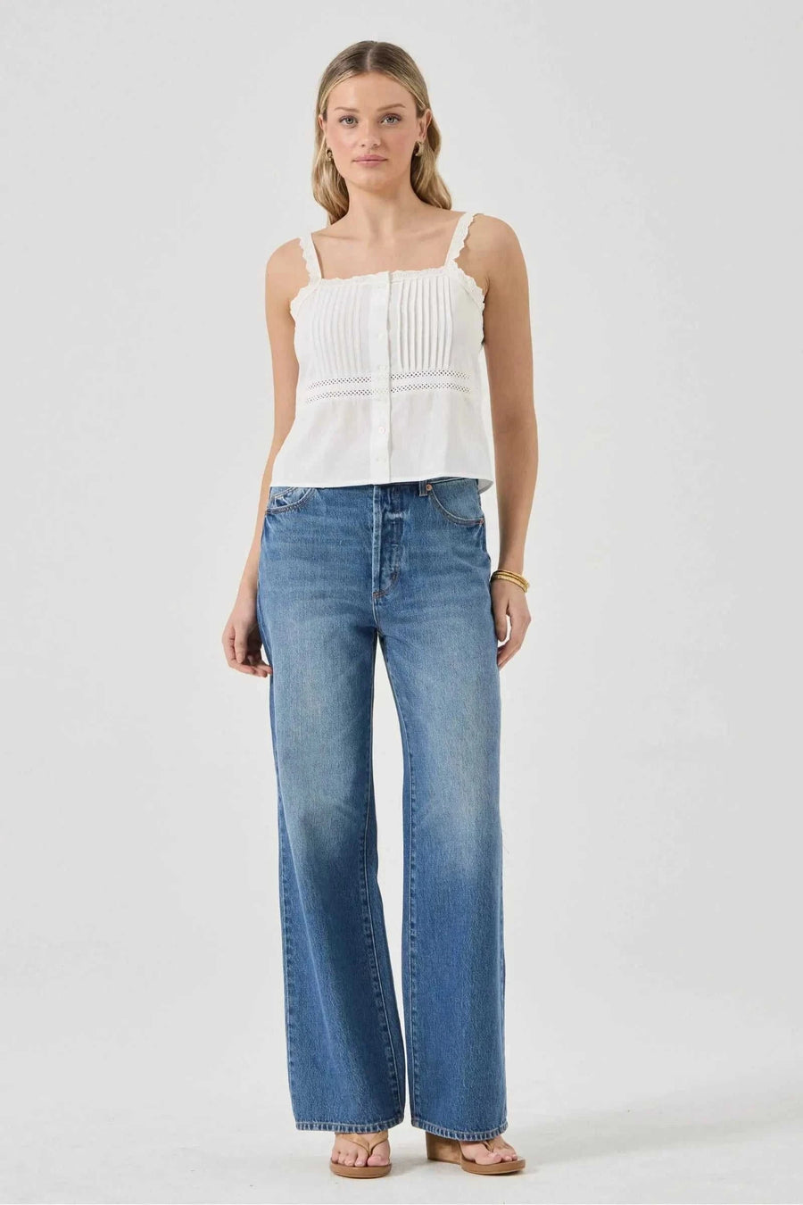 Rollas Stevie Relaxed Iris Blue Vintage