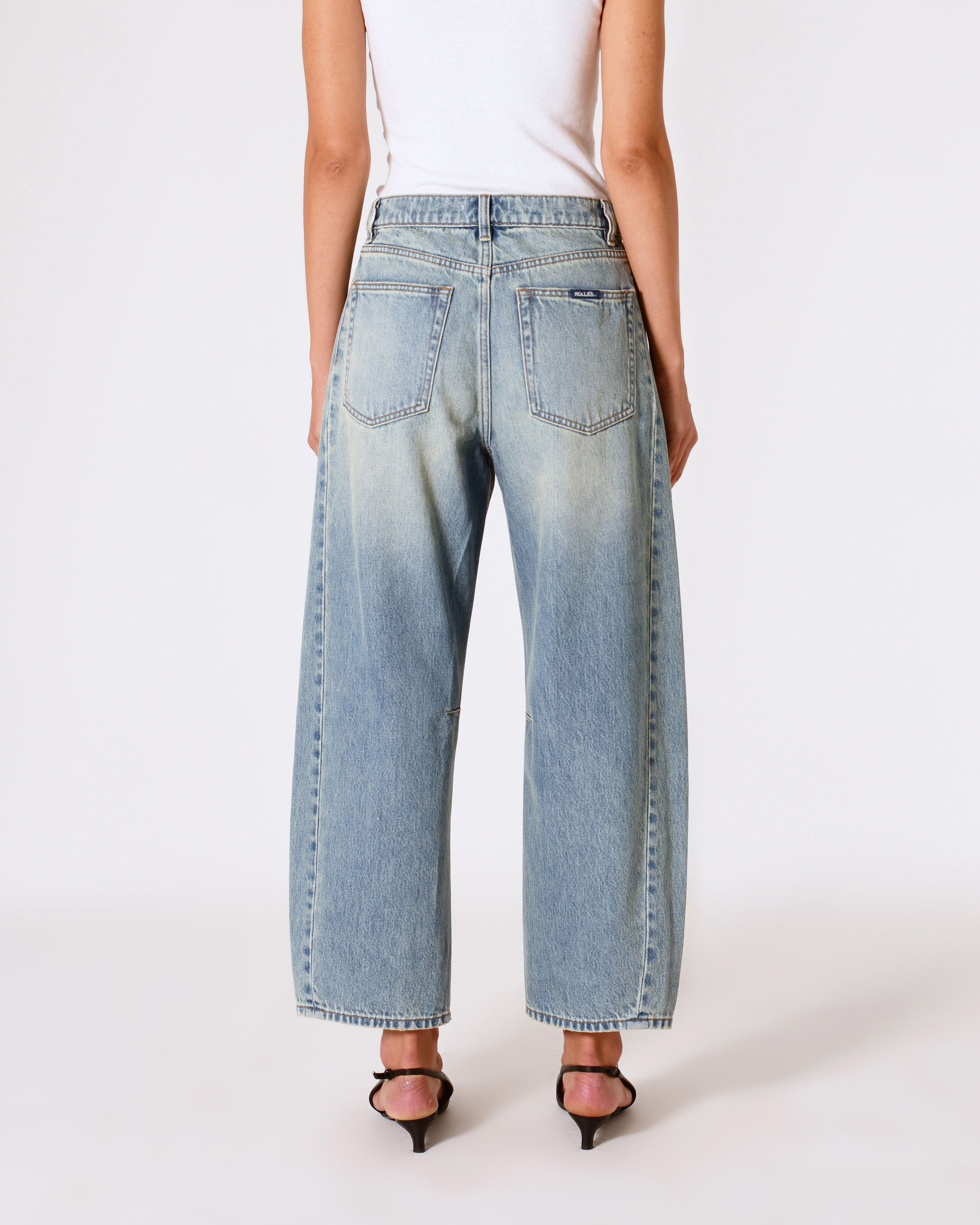 Rollas Arc Barrel Crop Jean Thunderbird