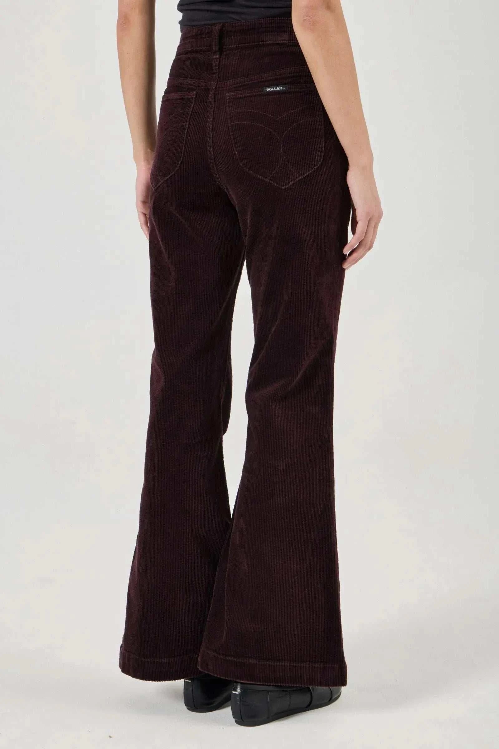 Rollas Eastcoast Flare Dark Cherry Cord