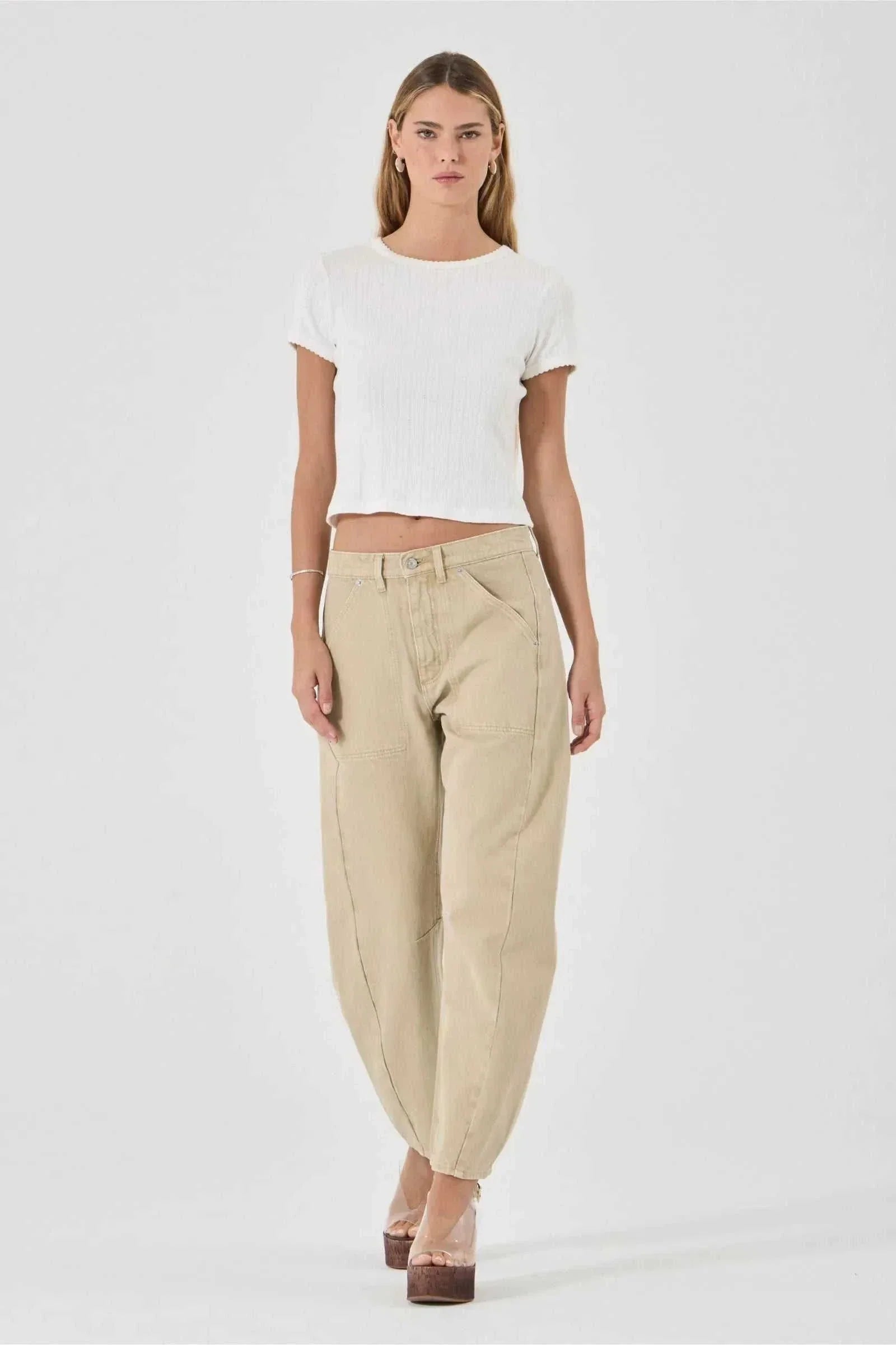 Rollas Arc Barrel Trade Sand Jean