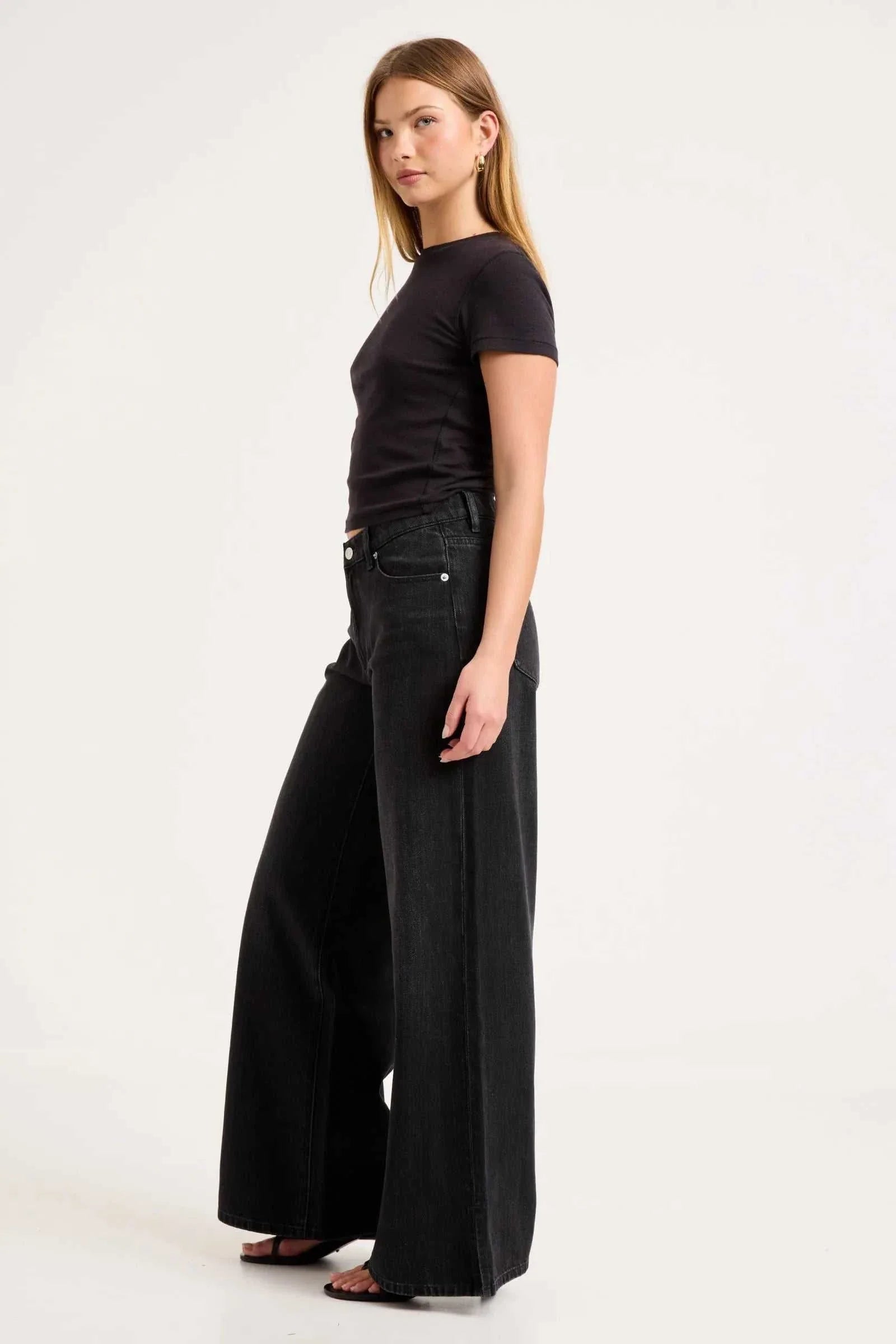 Rollas Frankie Loose Mercer Black