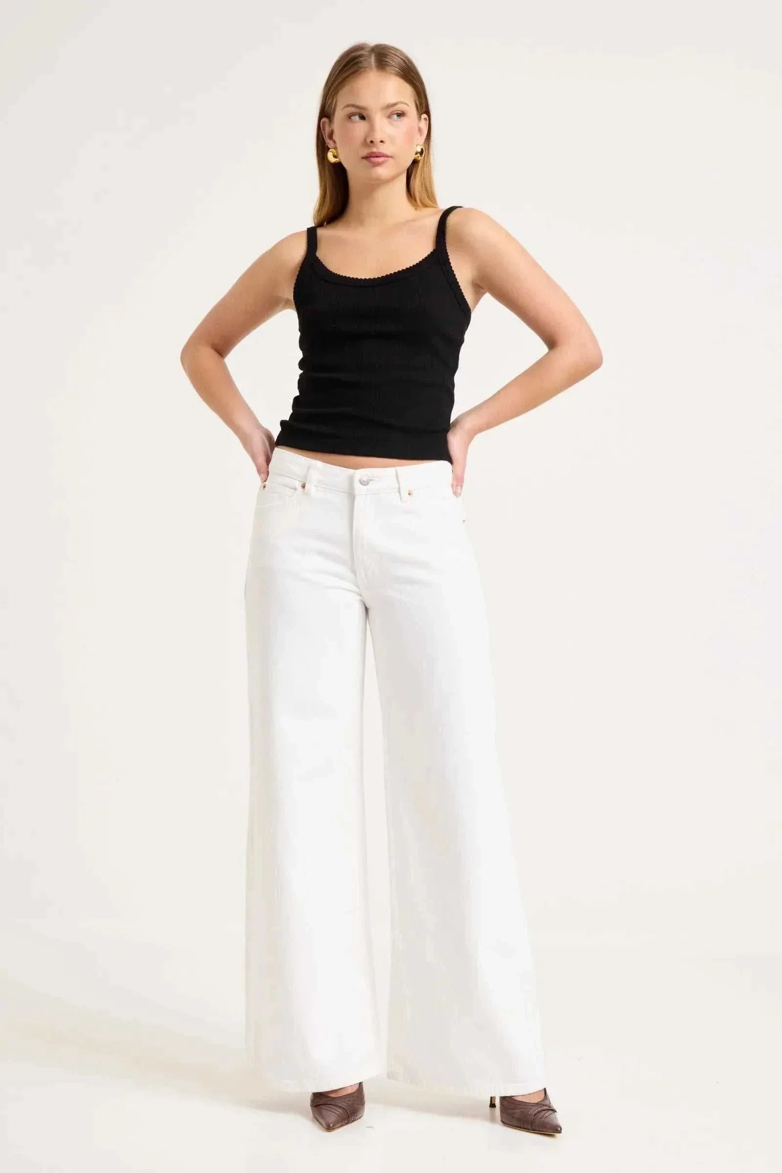 Rollas Frankie Loose Vintage White