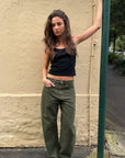 Rollas Arc Barrel Jeans Long Military