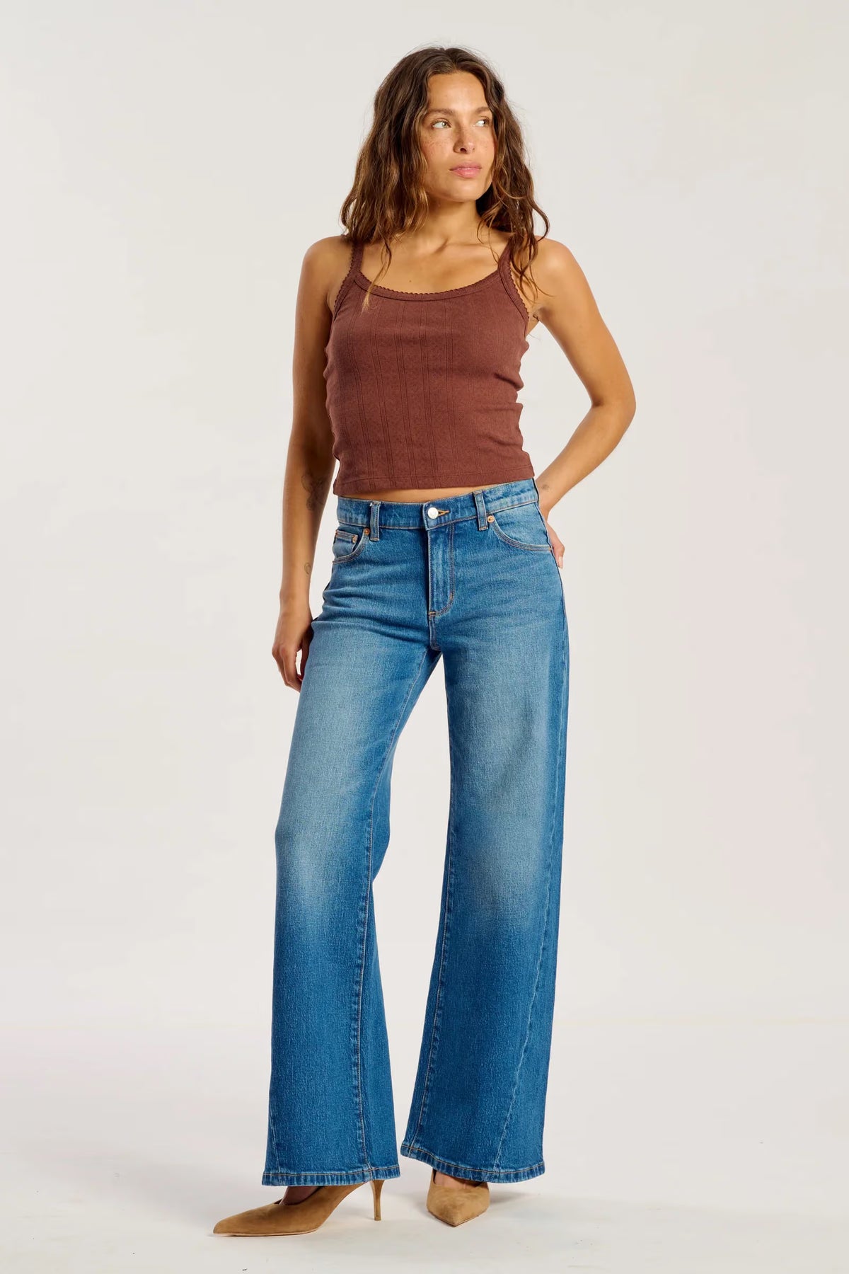 Rollas Jane Aline Twist Jeans Silverlake