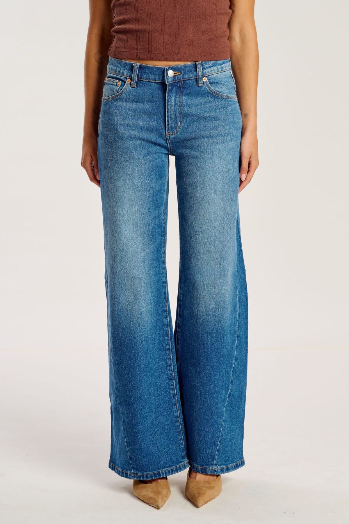 Rollas Jane Aline Twist Jeans Silverlake