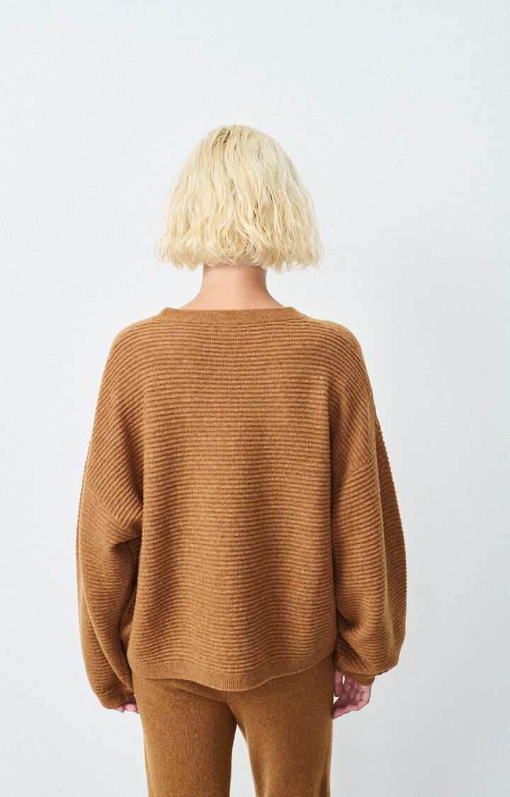American Vintage Raxow Womens Jumper Brunette Melange