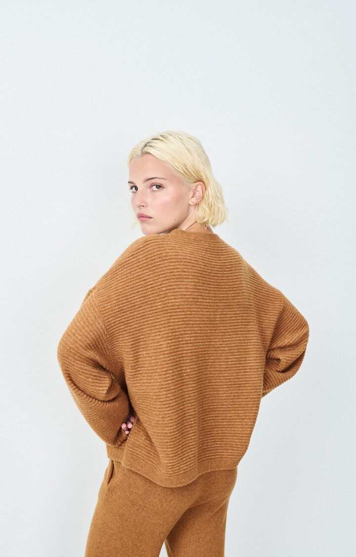 American Vintage Raxow Womens Jumper Brunette Melange