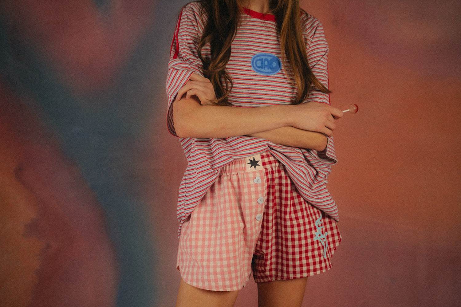 Ciao Ciao Vacation Bloom Check Boxer Short
