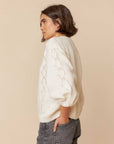 Indi and Cold 0 Blanco Cardigan