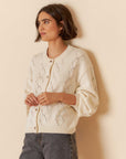 Indi and Cold 0 Blanco Cardigan