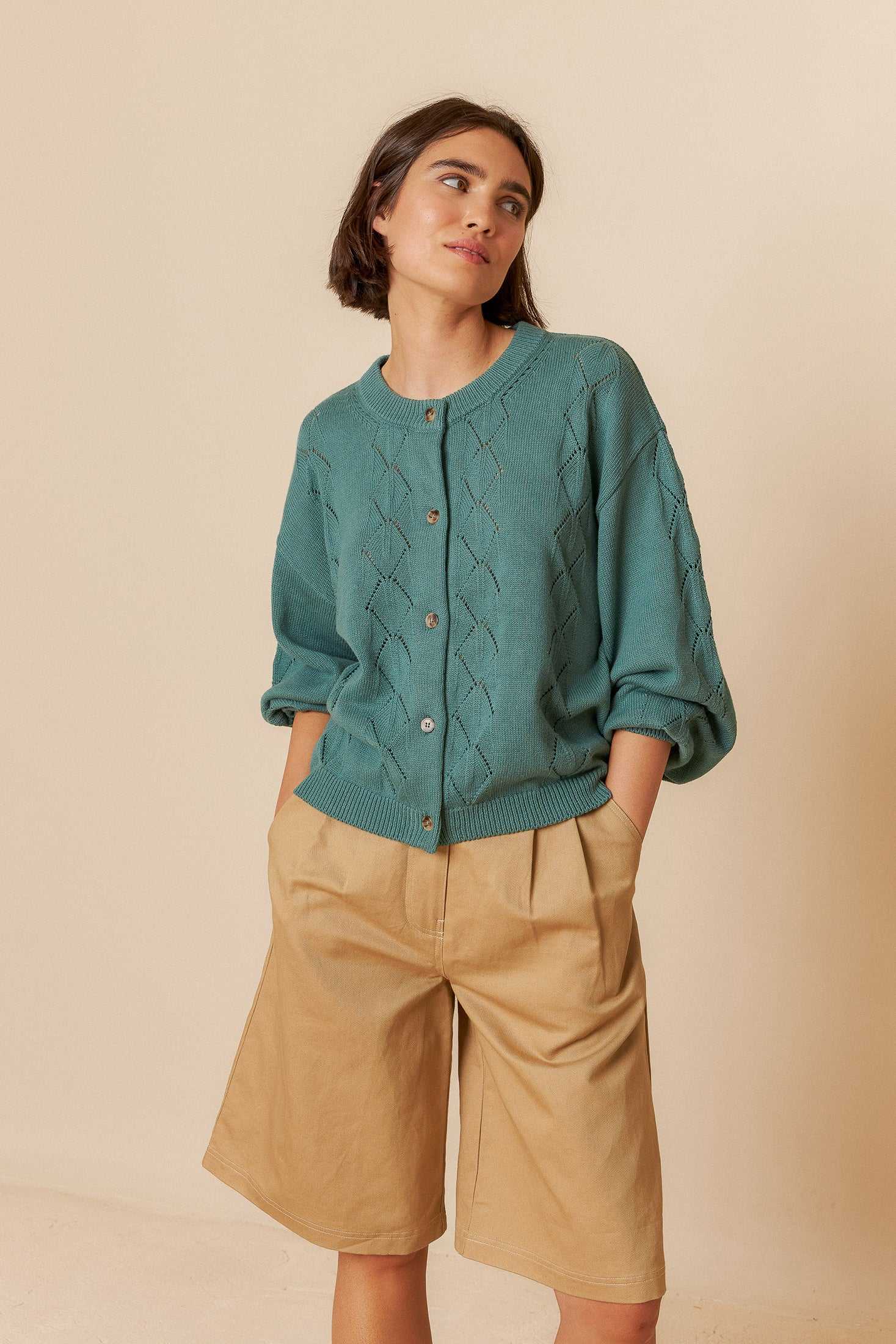 Indi and Cold 710 Esmeralda Cardigan