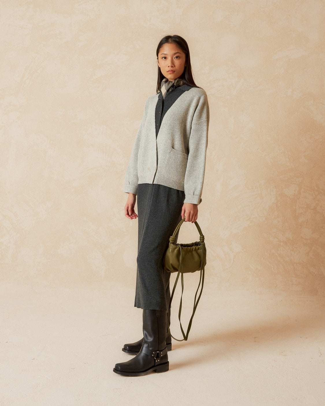 Indi and Cold Chaqueta Gris Vigore