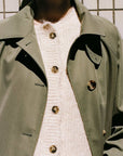 Indi and Cold Chaleco Crudo Cardigan