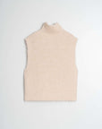 Indi and Cold Chaleco Turtle Neck Crudo