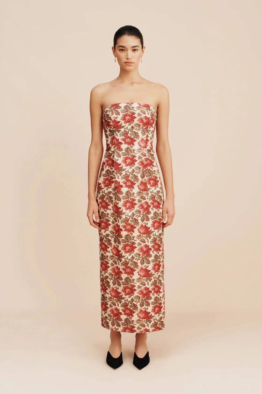 Posse Rosalie Strapless Dress Rose Bud
