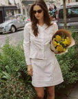 Rowie Candace Lace Blouse Bone