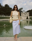 Rowie Tonya Rose Lace Tank Butter Creme