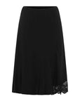 Rowie Tessa Silk Midi Skirt Noir