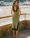 Rowie Annie Silk Midi Dress Papillon