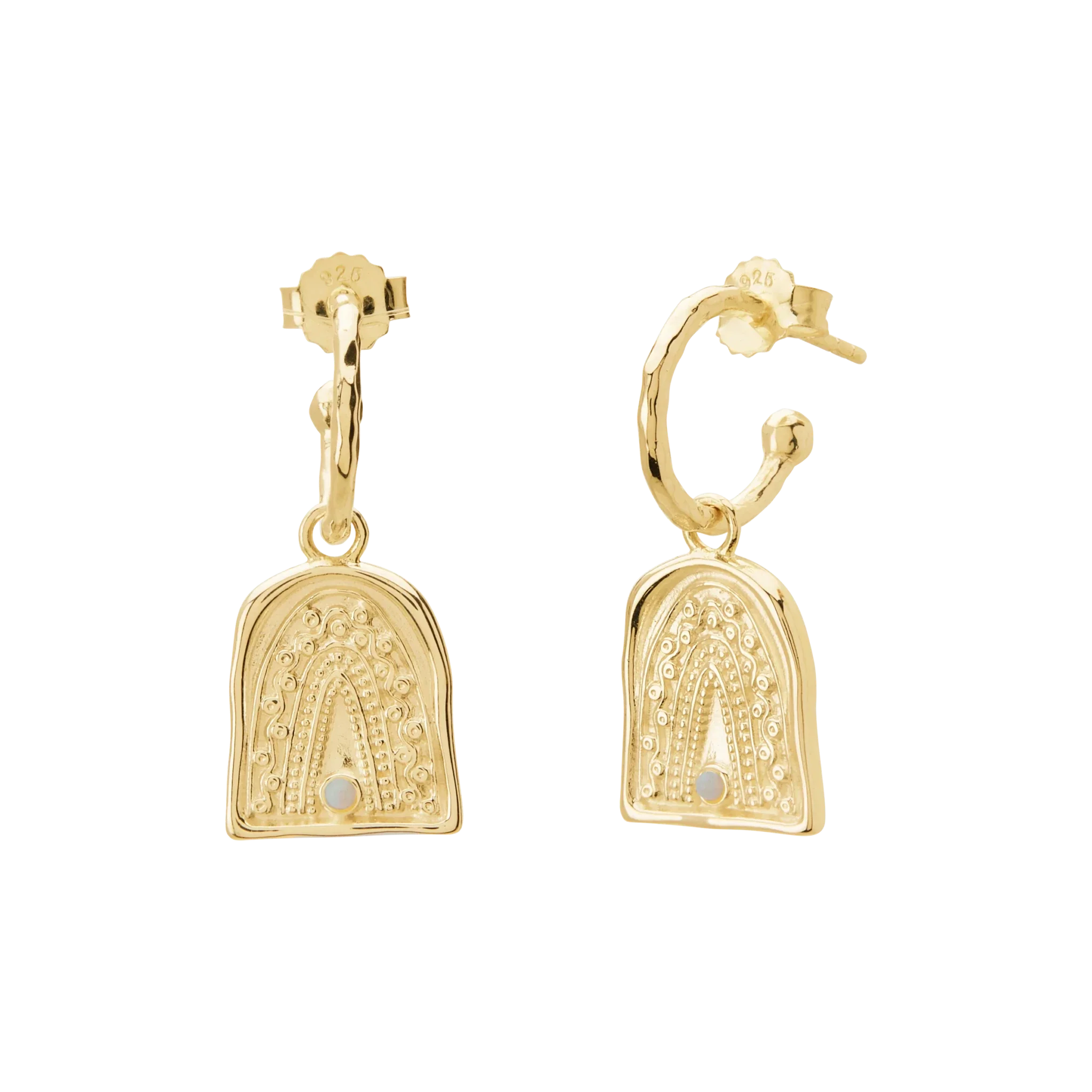 Murkani Rainbow Spirit Earrings Gold Plated