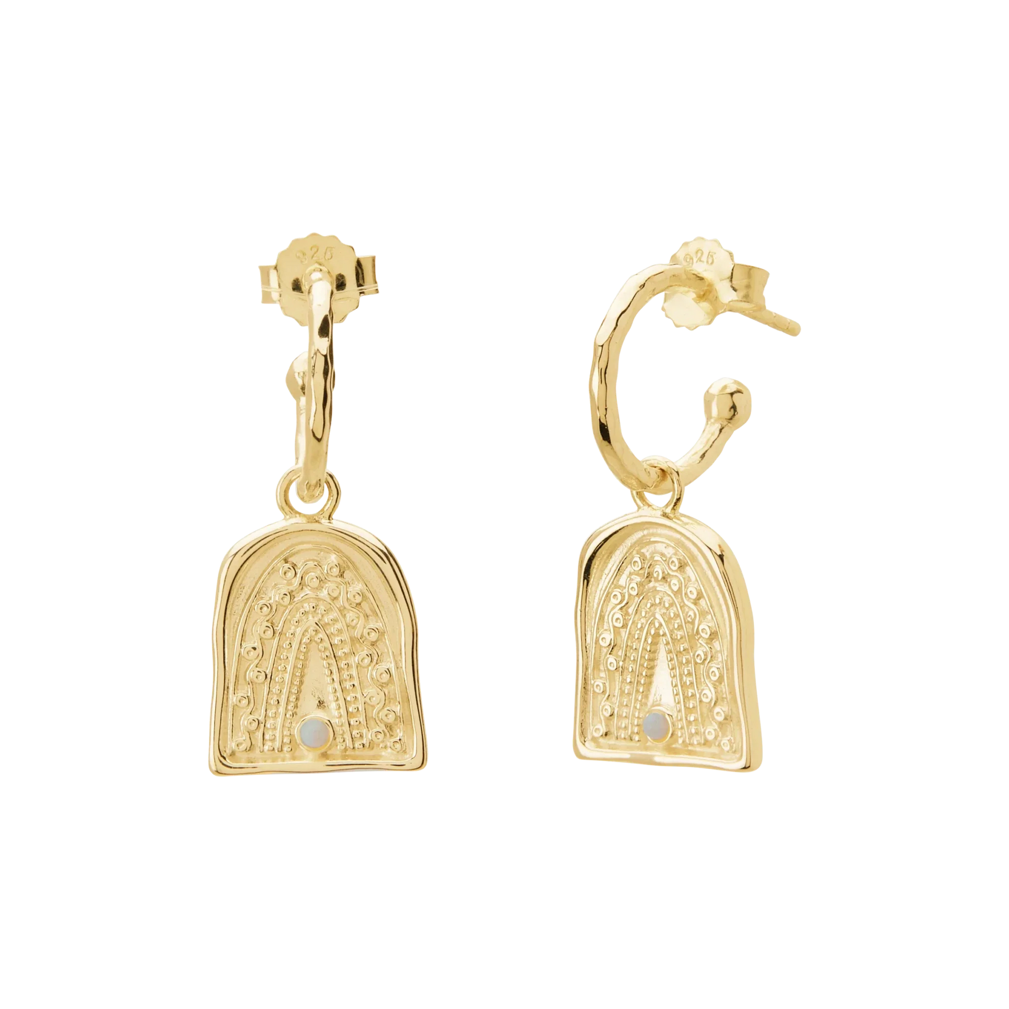 Murkani Rainbow Spirit Earrings Gold Plated