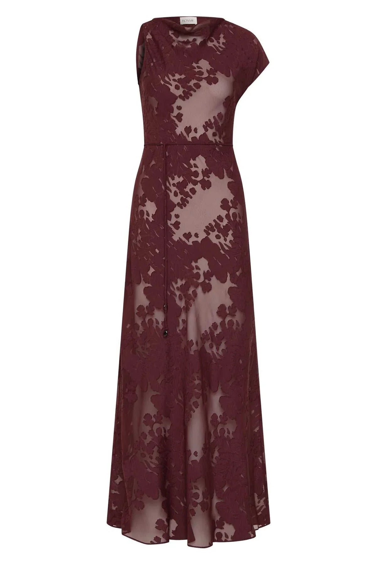 Roame Capri Dress Mulberry Jacquard