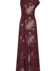 Roame Capri Dress Mulberry Jacquard