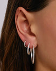 Arms of Eve Arabella Silver Hoop Earrings