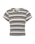 Posse Nadine Tee Chocolate Multi Stripe