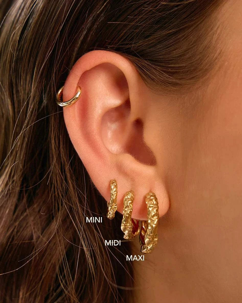 Arms of Eve Kira Gold Hoop Earrings