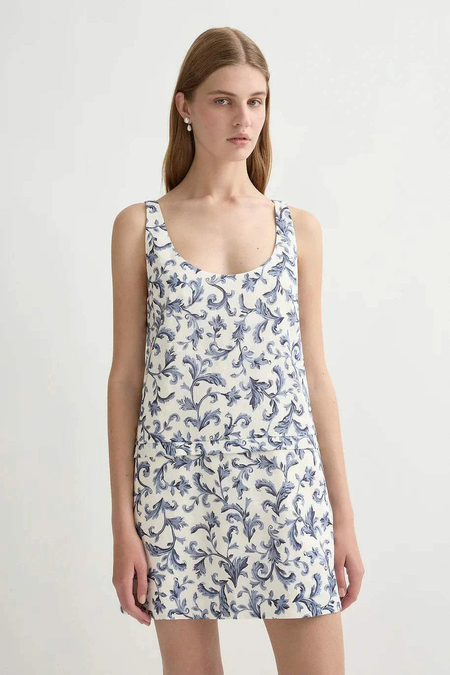 Posse Rue Dress Blue Baroque