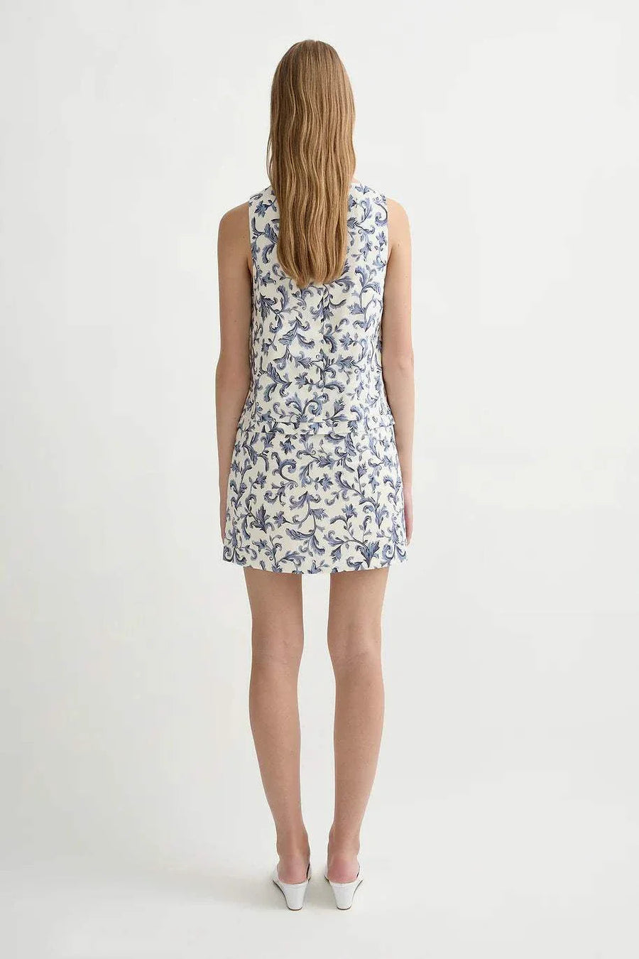 Posse Rue Dress Blue Baroque