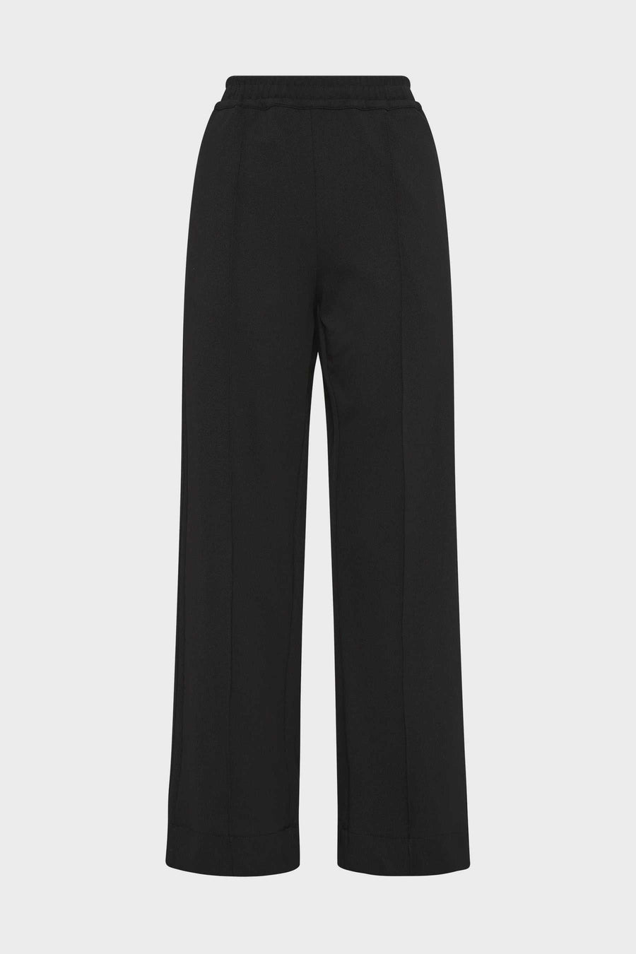 Bassike Twill Pinstitch Detail Pant Black