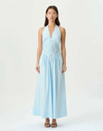 Roame Maddie Halter Dress Powder Blue