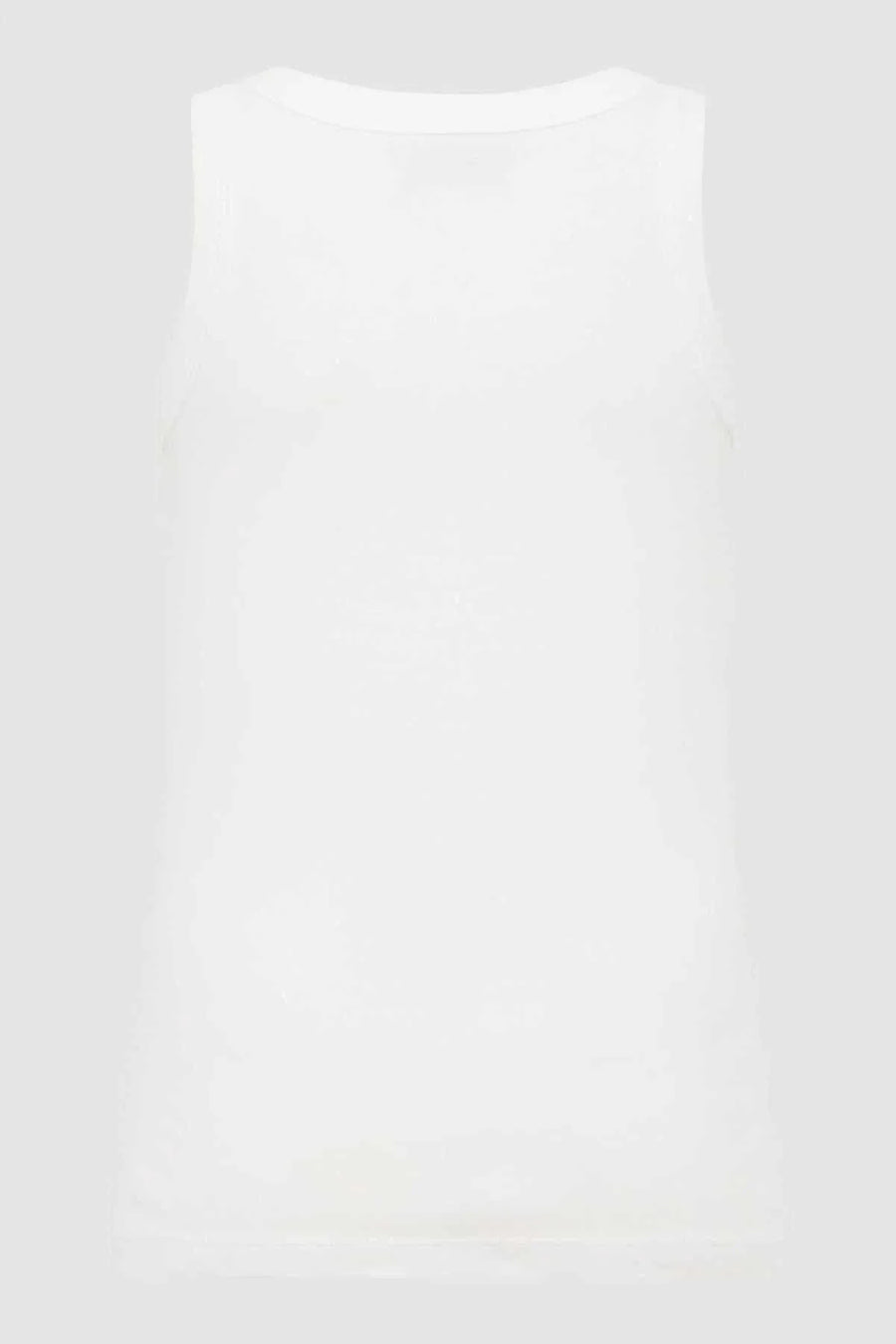 St Agni Organic Cotton Bateau Tank White