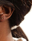 Midsummer Star Super Fine Tri-Ball Studs 18k Vermeil Gold