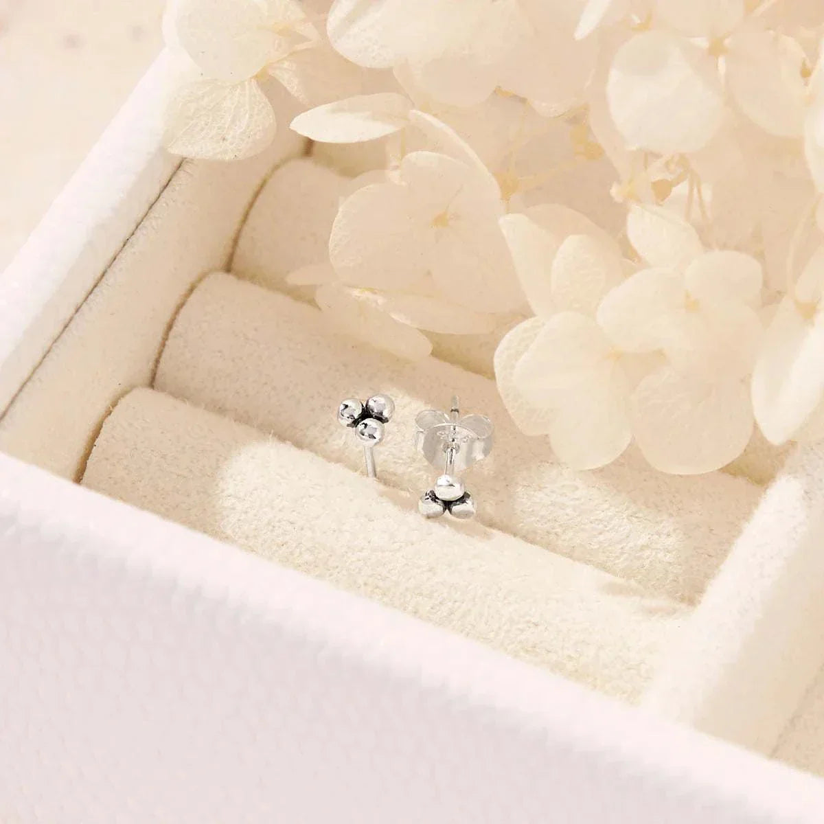 Midsummer Star Super Fine Tri-Ball Studs