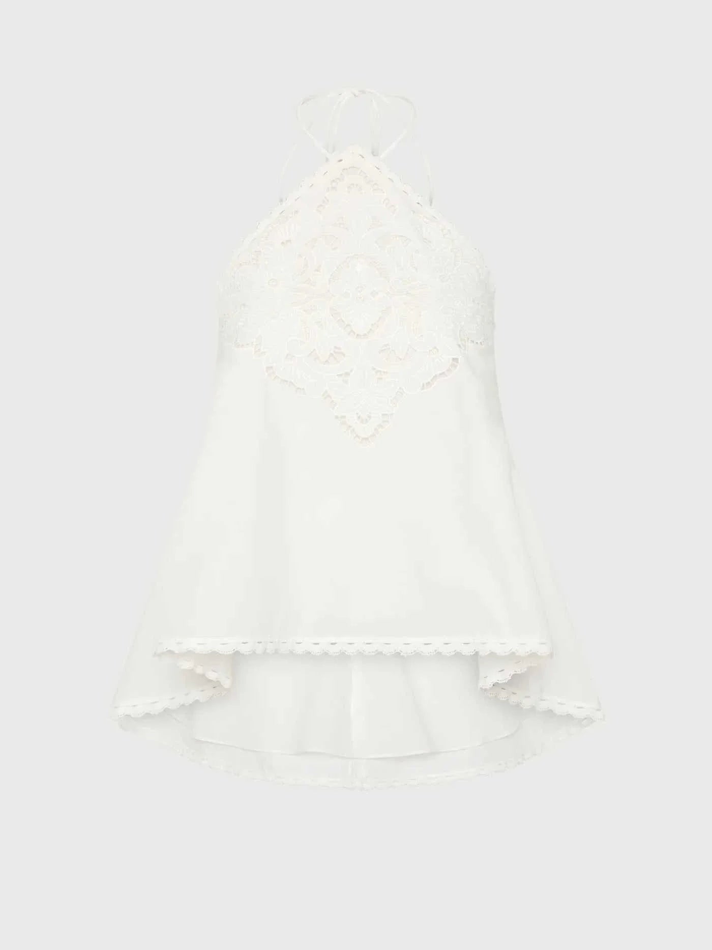 Roame Marianne Halter Top White