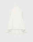 Roame Marianne Halter Top White