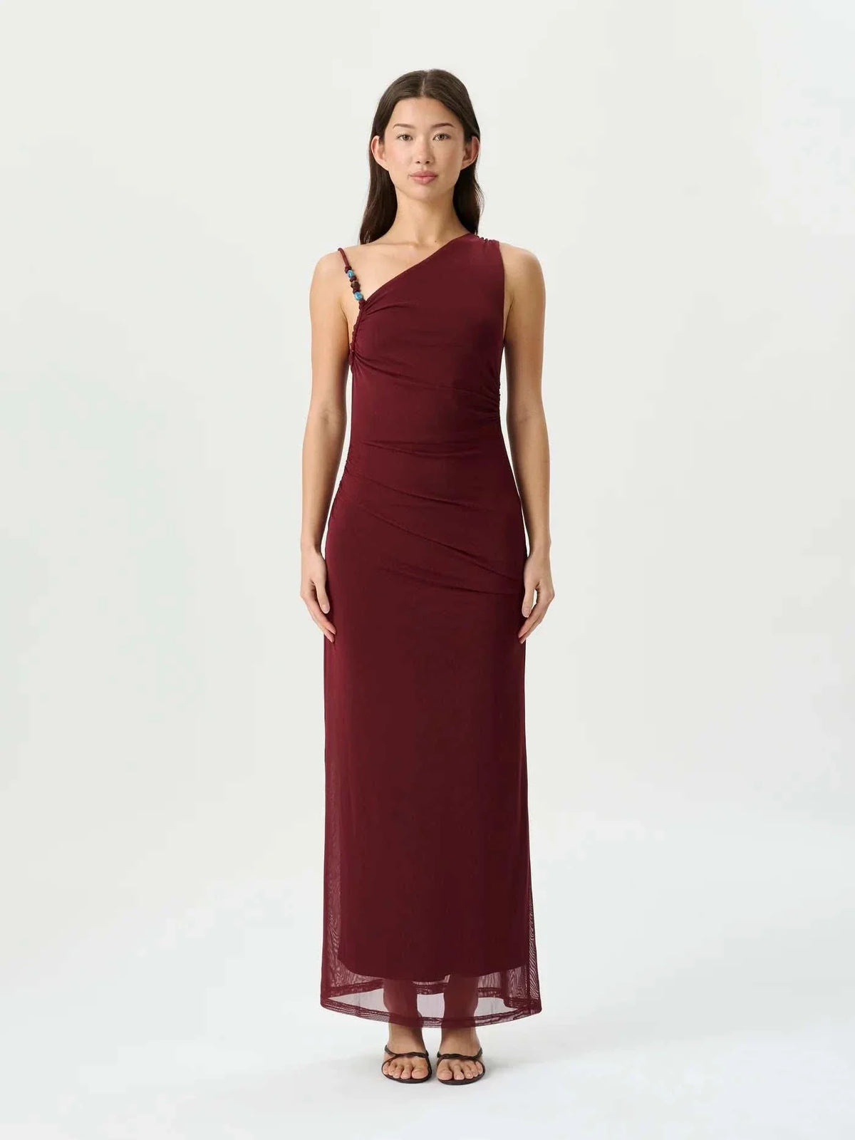 Roame Ember Mesh Dress Mulberry