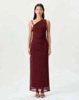 Roame Ember Mesh Dress Mulberry