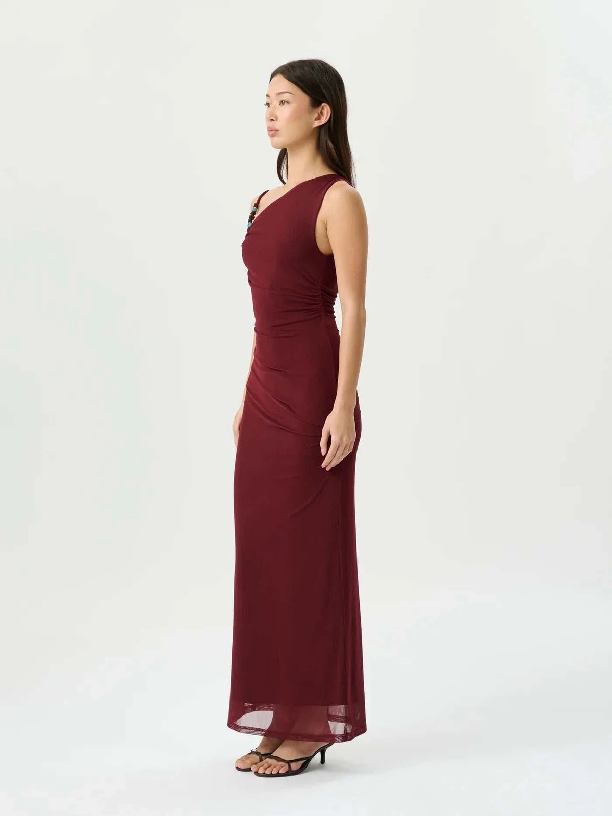 Roame Ember Mesh Dress Mulberry
