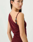 Roame Ember Mesh Dress Mulberry