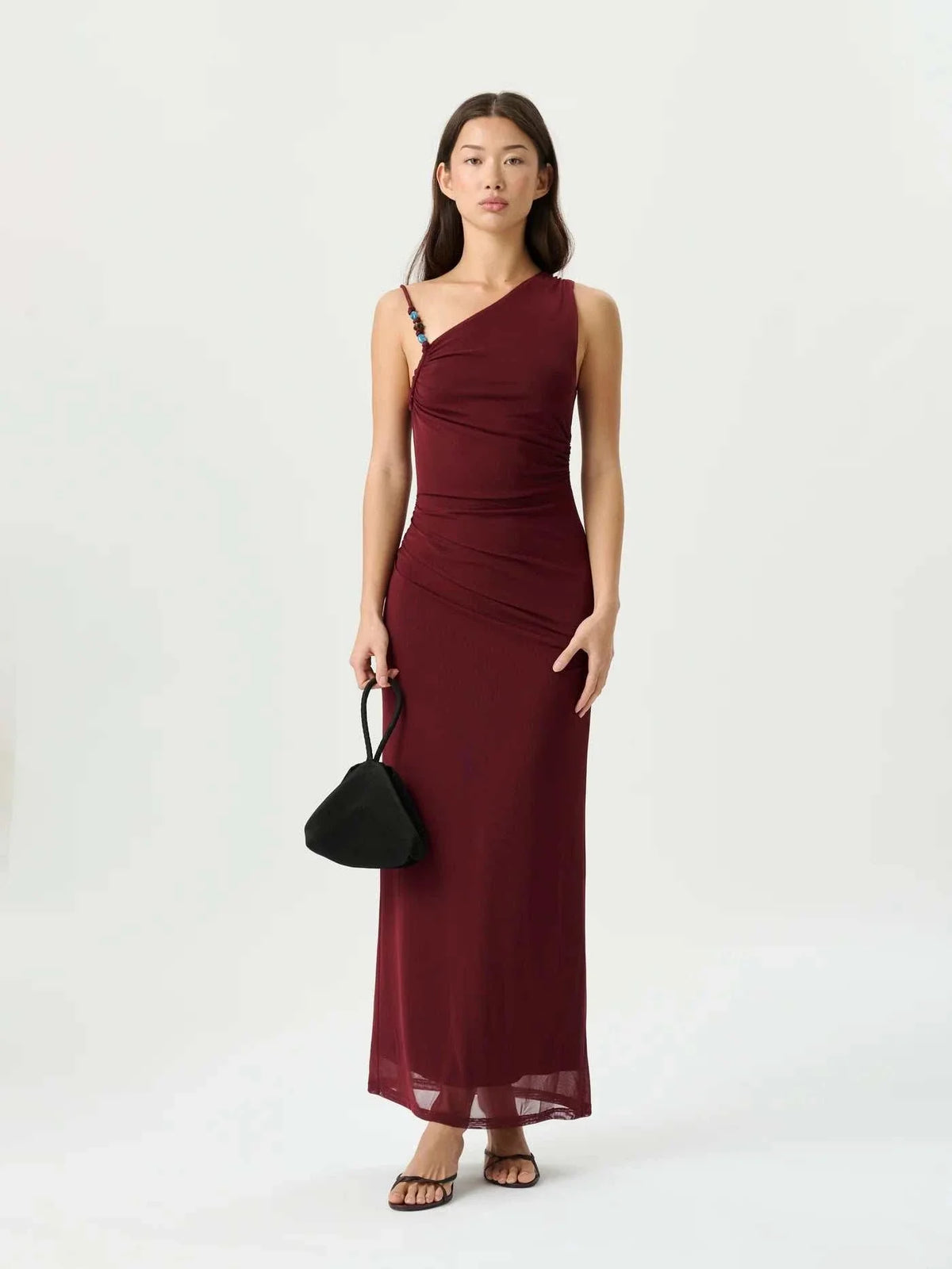 Roame Ember Mesh Dress Mulberry