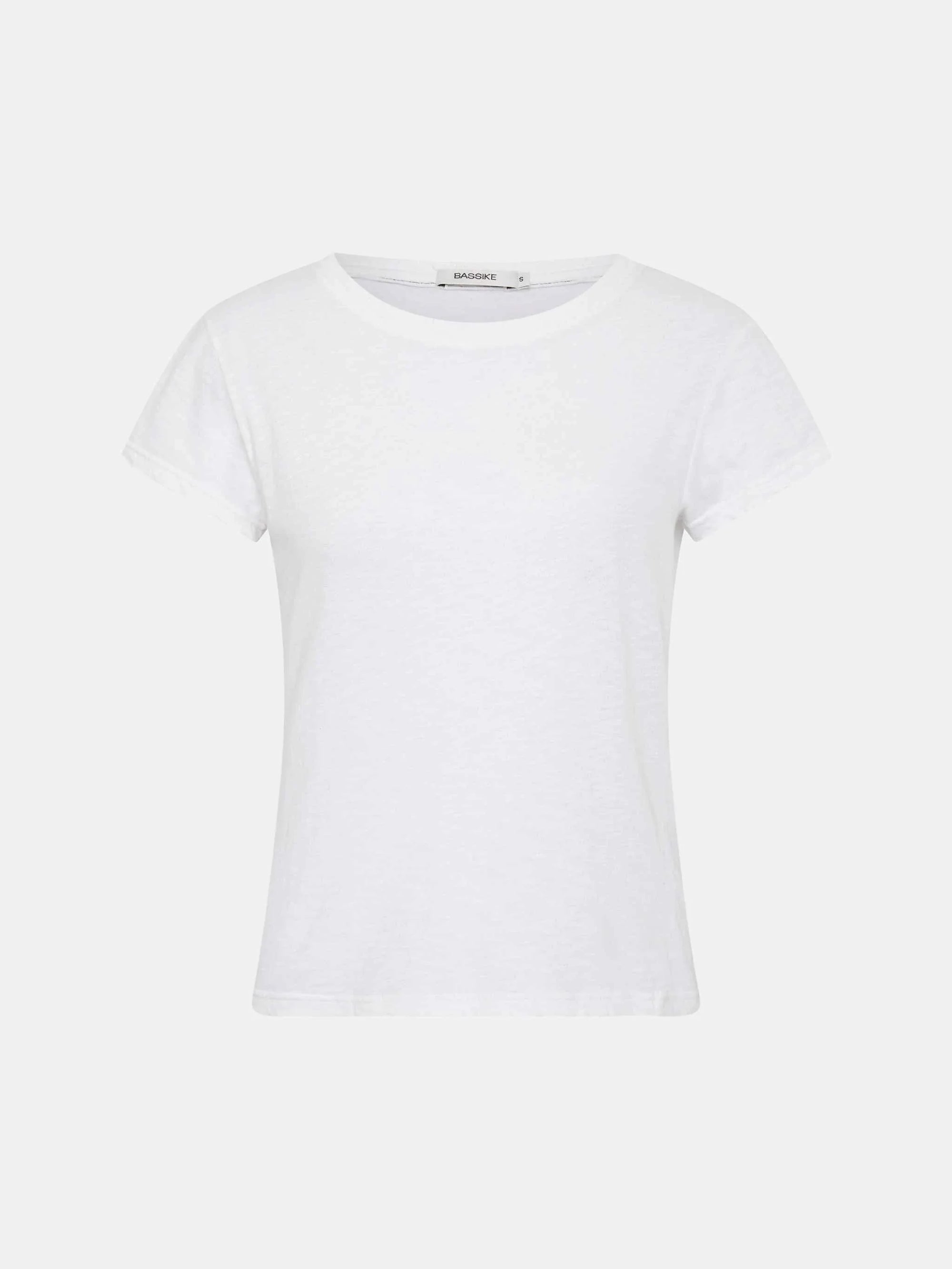 Bassike Slub Heritage T Shirt White