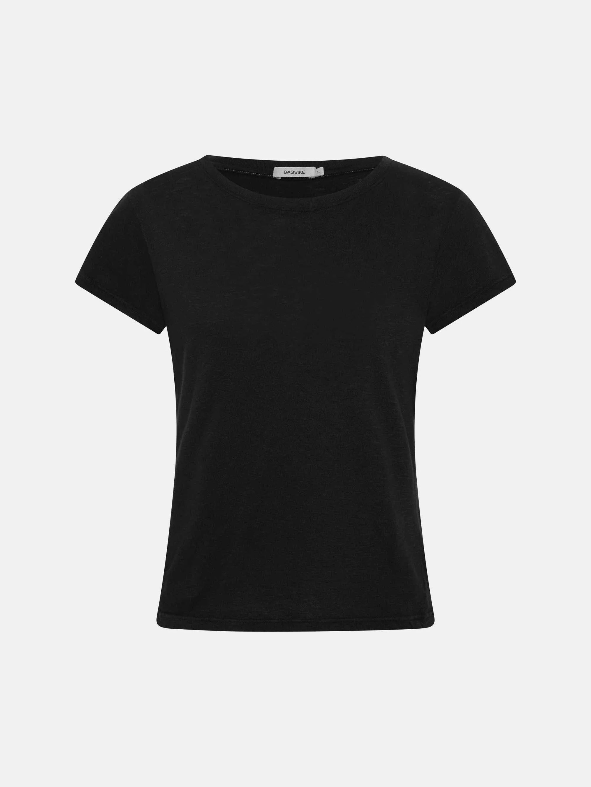 Bassike Slub Heritage T Shirt Black