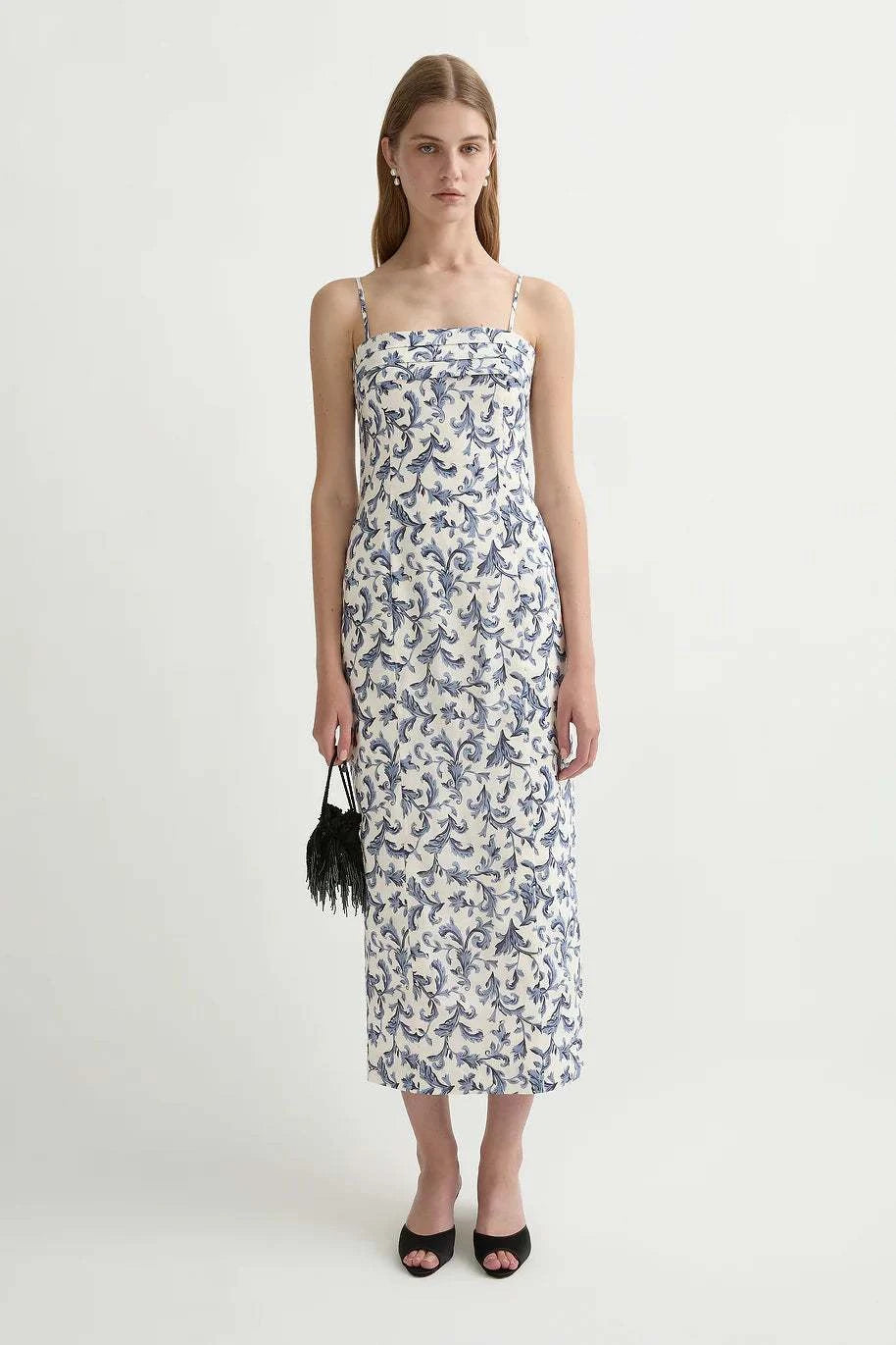 Posse Rue Dress Blue Baroque