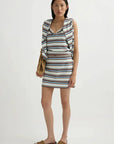 Posse Nadine Skirt Chocolate Multi Stripe