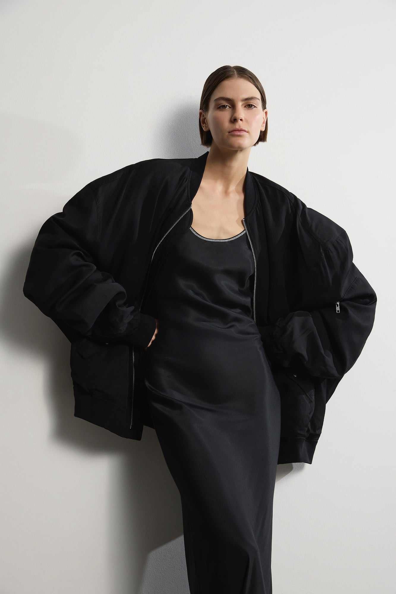 Wnsdy The Jo Bomber Black One Size