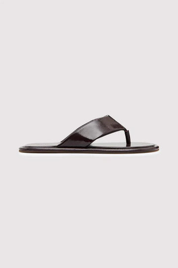 St. Agni Soft Thong Slide Patent Port